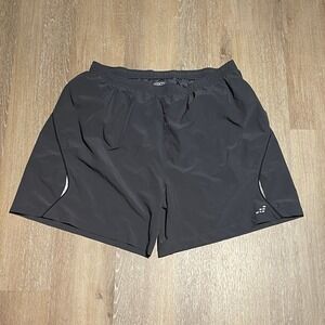 BCG Men's Running Shorts Swim Trunks Black Athletic Gym Workout Performance XL